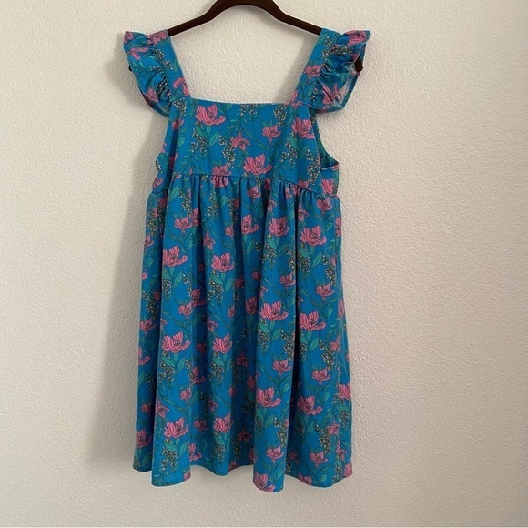 By The River Women's Size Small Blue Floral Mini Dress - Picture 1 of 4